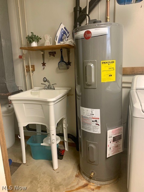 451 Rocky Point Road Fleming, OH 45729 - Photo 29 of 33 New water heater and utility sink