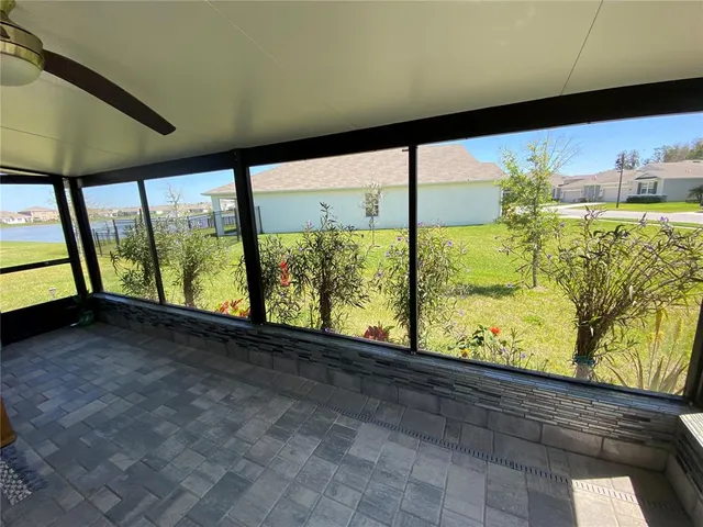 a view of lot of sky from window