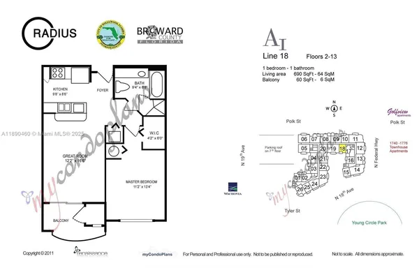 $2,000 | 1830 Radius Drive, Unit 318, Hollywood, FL 33020