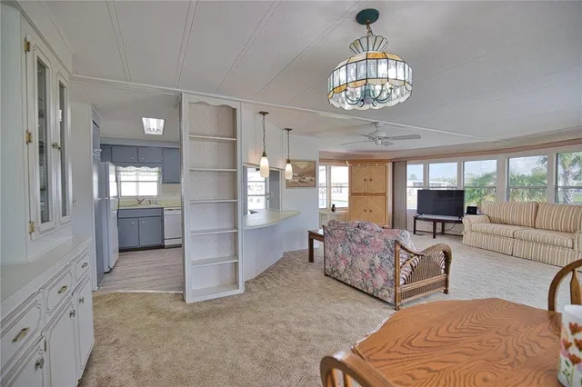 a bathroom with 2 sink and a mirror
