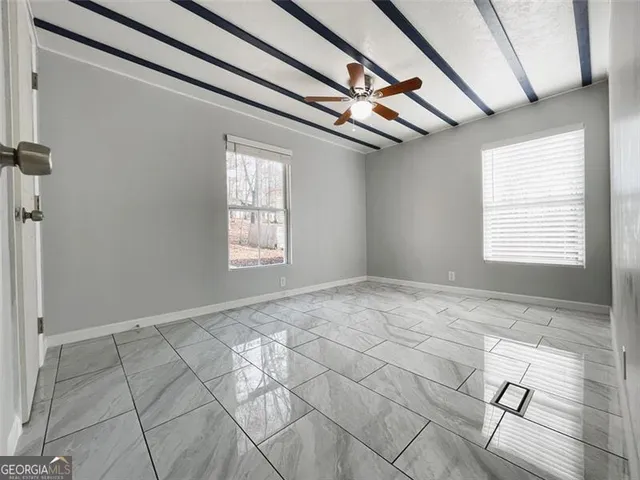 a view of an empty room