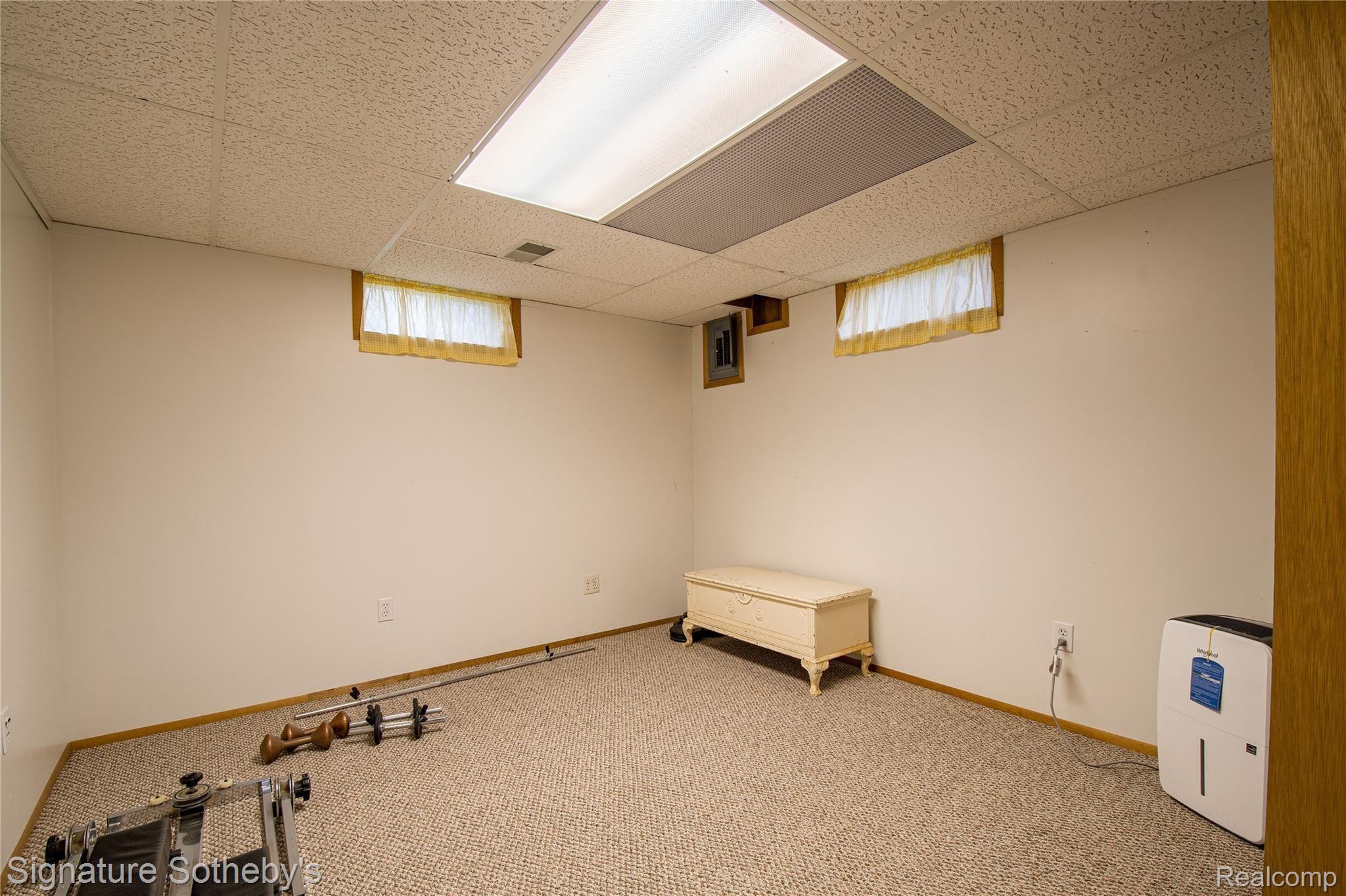 2500 South Hickory Ridge Road Milford, MI 48380 - Photo 21 of 40 Basement bedroom four/workout room