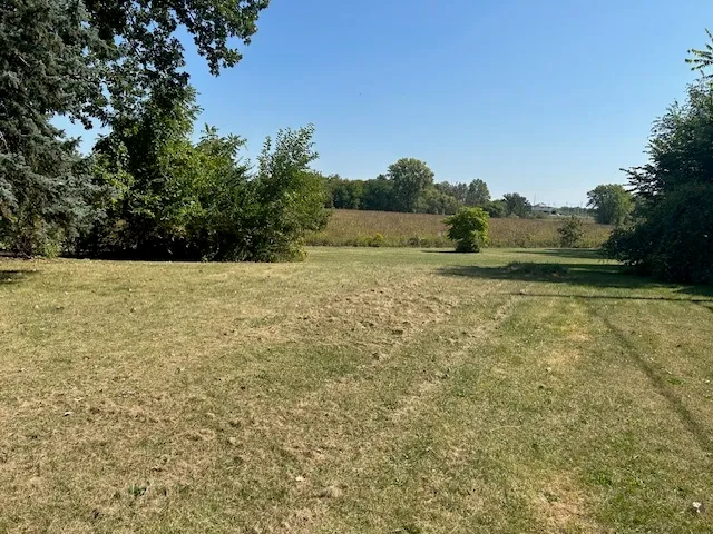 a view of an outdoor space and a yard