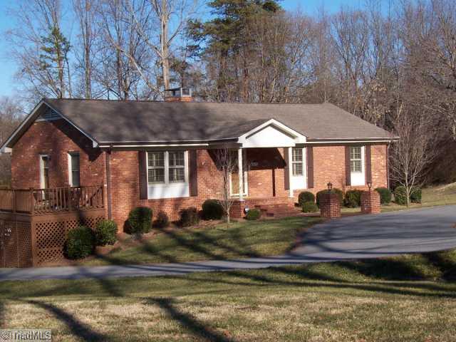 423 Kyle Road Winston-Salem, NC 27104 - Photo 1 of 16 Exterior Front. Lovely low maintenance brick home with an architectural style roof too! Easy to clean tilt in windows! Paved circle driveway!
