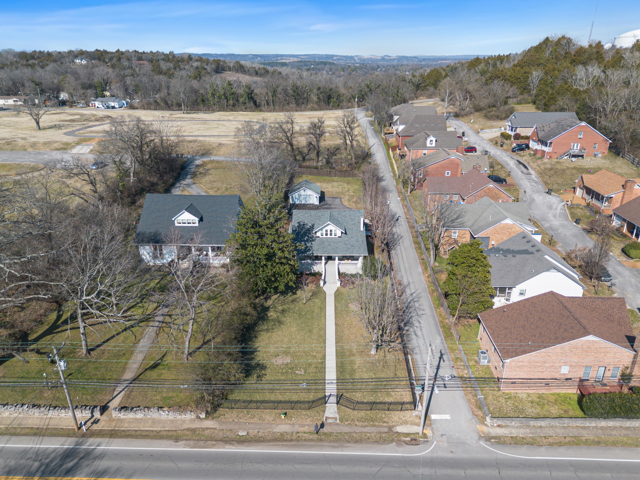 706 West 7th Street Columbia, TN 38401 - Photo 43 of 52 an aerial view of a house with a yard