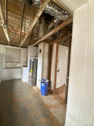 a view of a storage room