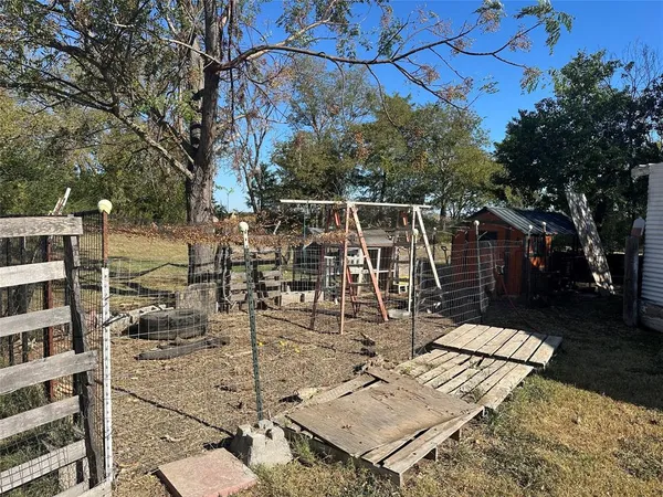 a view of a garden