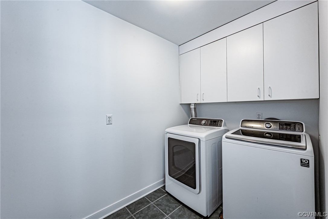 13510 Stonegate Road Midlothian, VA 23113 - Photo 35 of 50 a view of washer and dryer with kitchen in the background