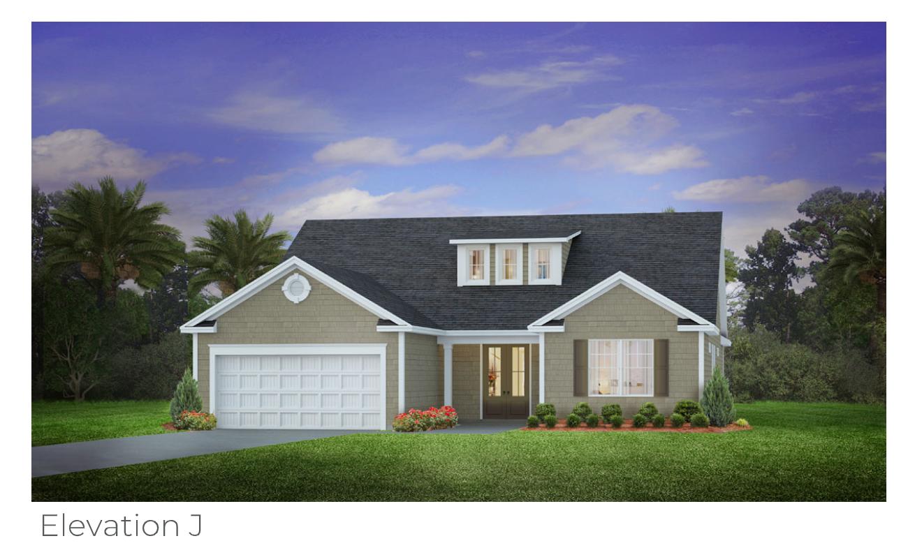301 Cypress Branch Road Pineland, SC 29934 - Photo 3 of 49 Cumberland Elevation J Rendering