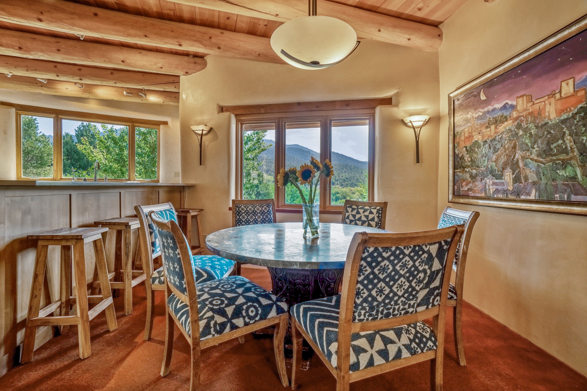 1564 Cerro Gordo Road Santa Fe, NM 87501 - Photo 13 of 53 Lower House Dining