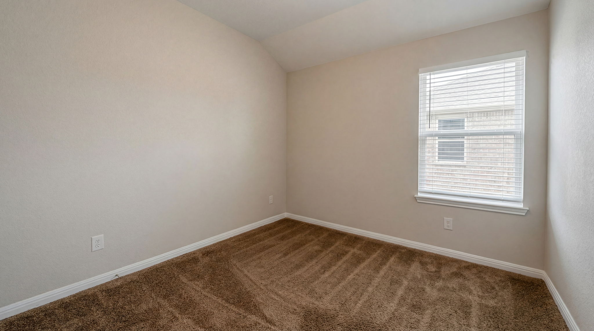 1003 Round Bale Road Hutto, TX 78634 - Photo 17 of 29 Unfurnished room featuring dark carpet and lofted ceiling