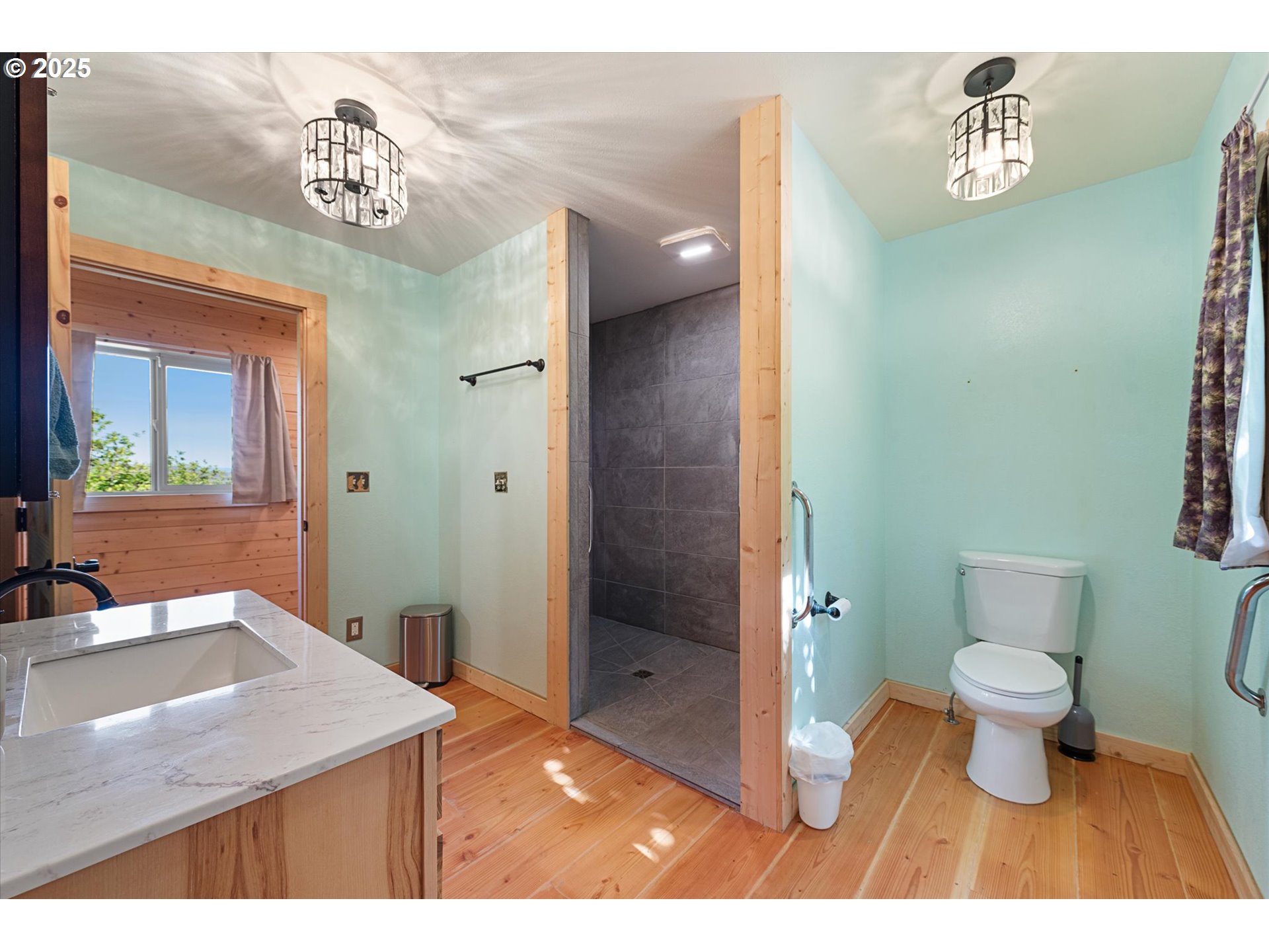 35912 Valley View Lane Halfway, OR 97834 - Photo 29 of 43 a bathroom with a sink a toilet and shower
