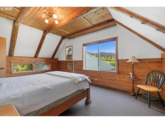 a view of a park with tree s