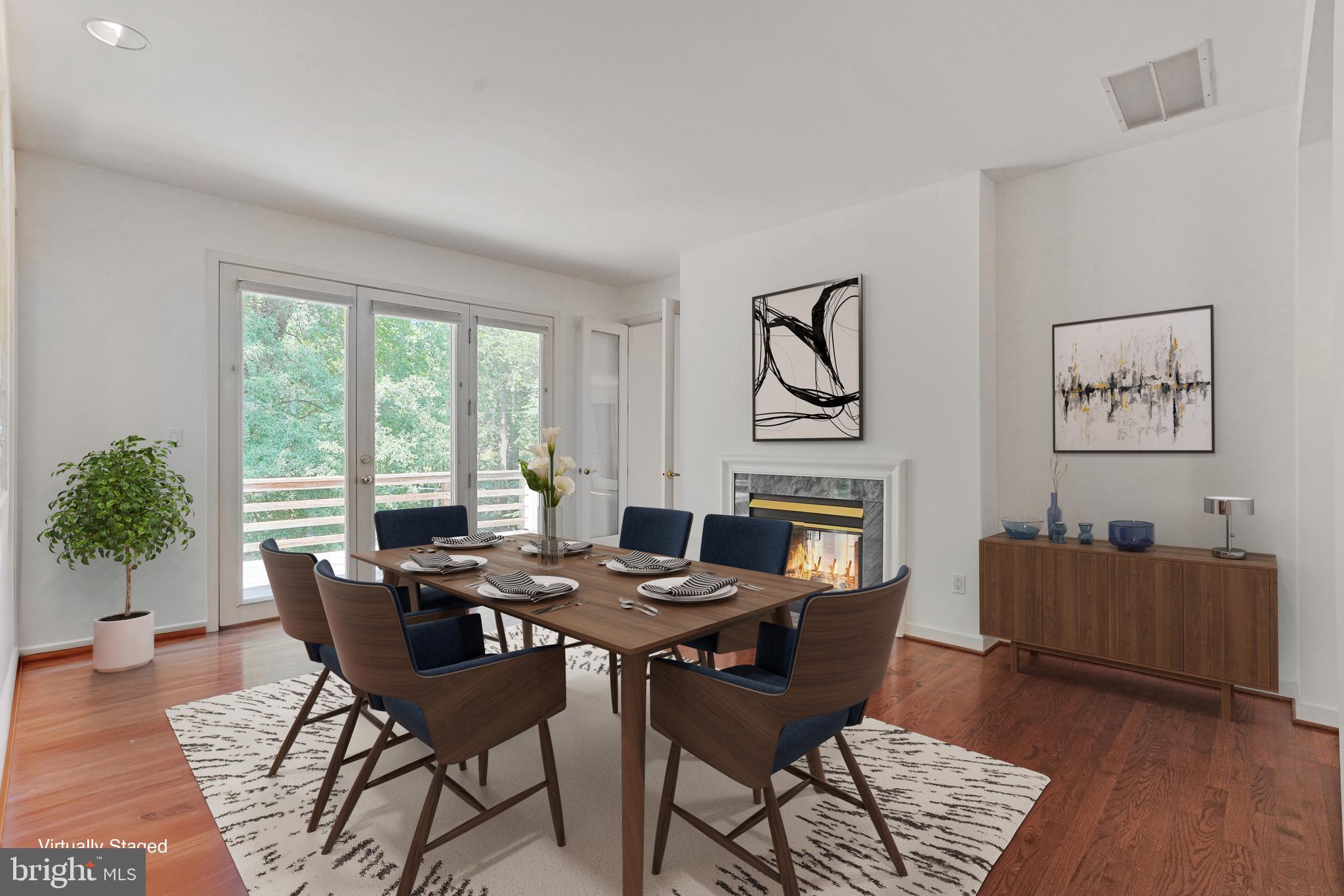 926 Saigon Road McLean, VA 22102 - Photo 13 of 54 Elegant Dining with Nature Views