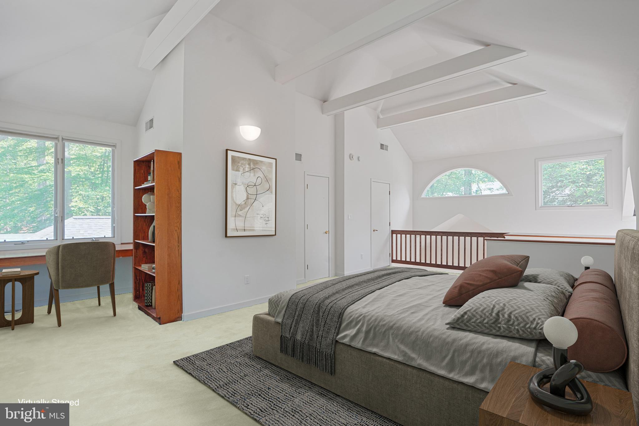 926 Saigon Road McLean, VA 22102 - Photo 32 of 54 Potential Primary Bedroom in Upper Level Loft