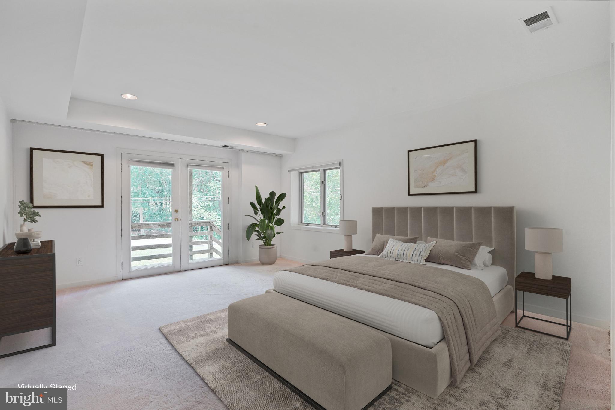 926 Saigon Road McLean, VA 22102 - Photo 45 of 54 Lower Level Bedroom 1, features Walk-in Closet