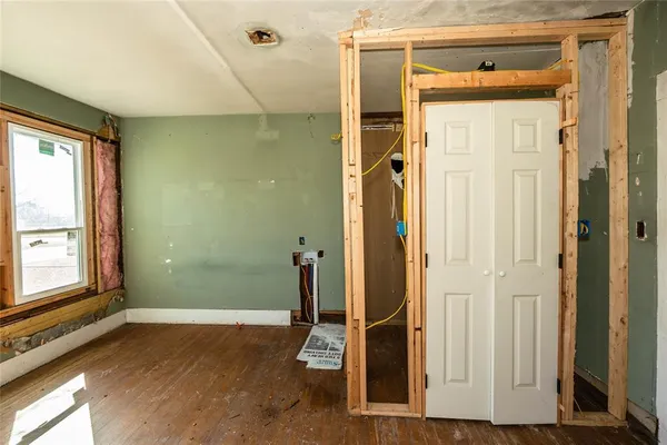 a view of front door