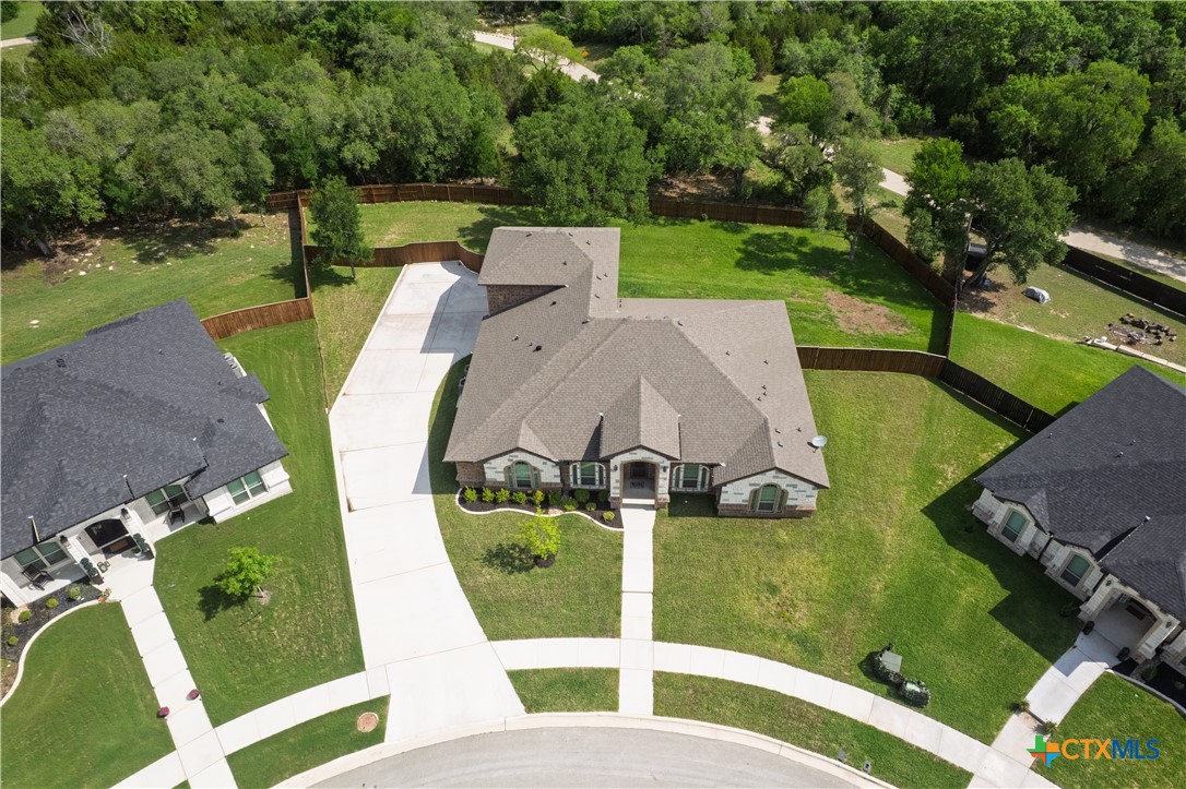 7623 Palladium Loop Killeen, TX 76542 - Photo 47 of 48 an aerial view of a house with a yard