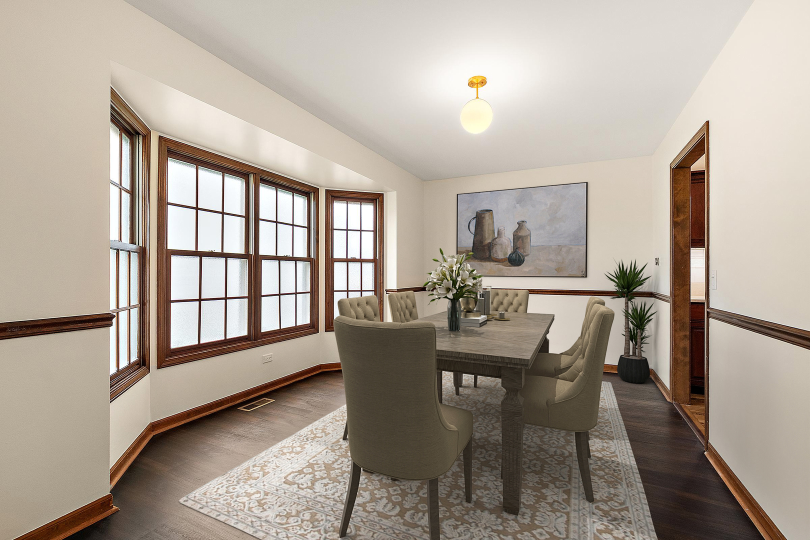 1408 Fawn Court Bolingbrook, IL 60490 - Photo 8 of 35 a view of a dining room with furniture and a window