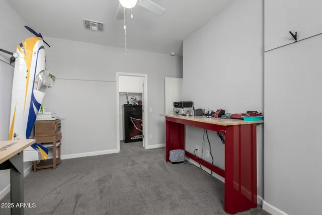 a view of a workspace with a window