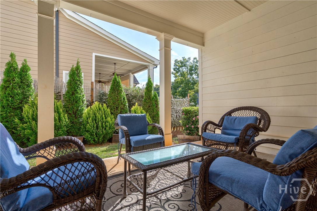 155 Red Bluff Drive Athens, GA 30607 - Photo 12 of 46 Covered porch with backyard access