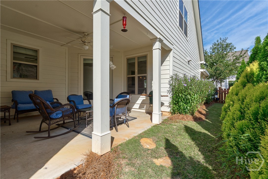 155 Red Bluff Drive Athens, GA 30607 - Photo 13 of 46 Side porch with yard access (fenced)