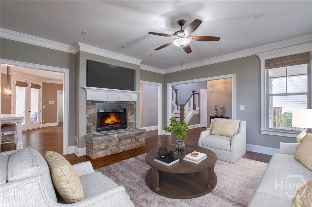 155 Red Bluff Drive Athens, GA 30607 - Photo 4 of 46 Living Room with gas fireplace