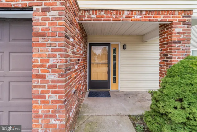 a view of front door