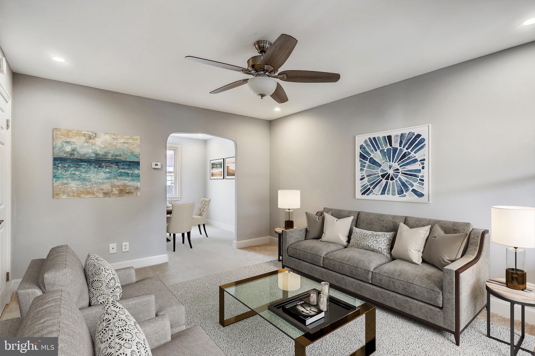 1624 Ridge Place Southeast Washington, DC 20020 - Photo 7 of 51 Virtual Staging - Living Room