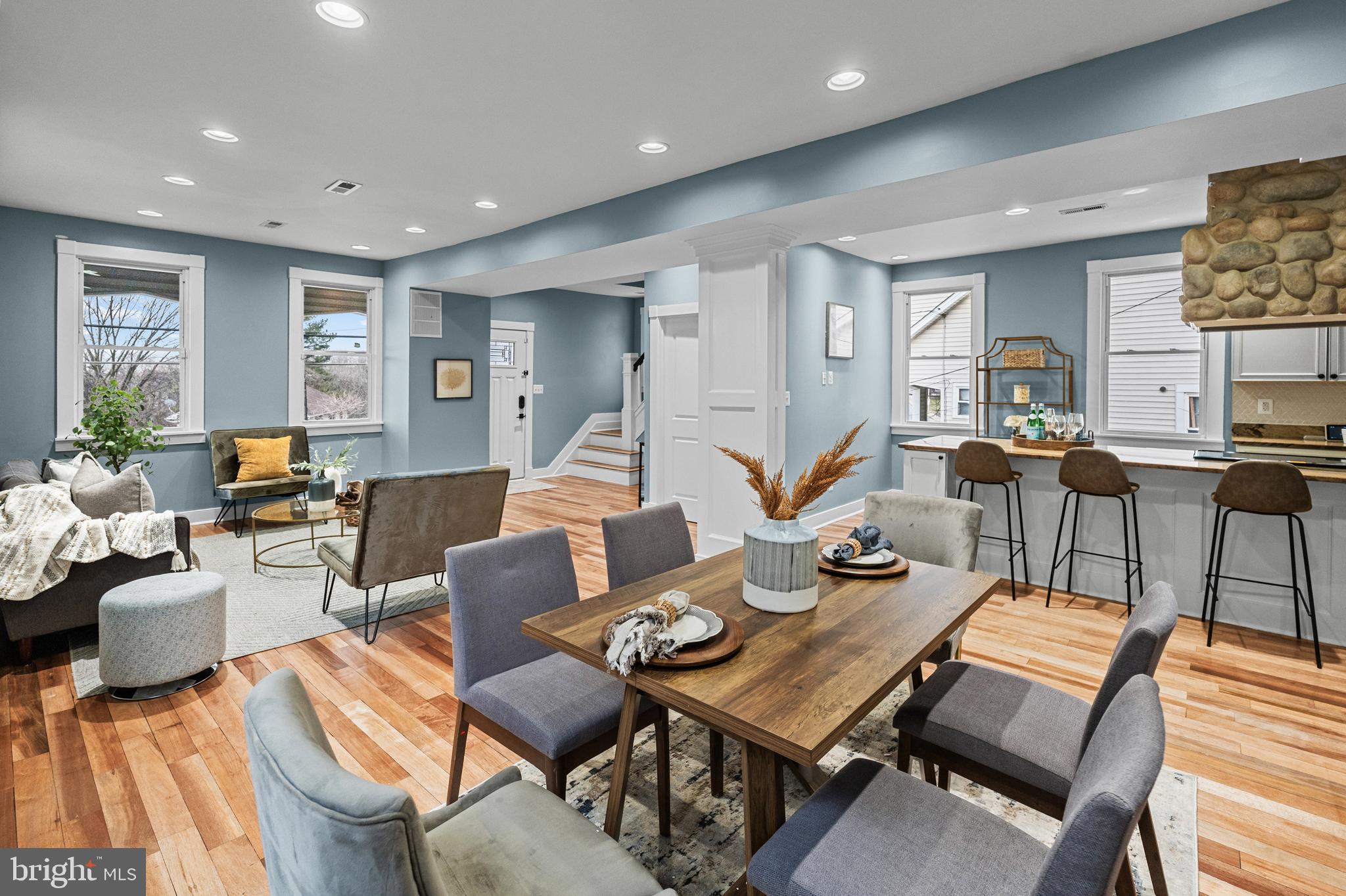 4604 Moravia Road Baltimore, MD 21206 - Photo 6 of 50 a living room with furniture and wooden floor