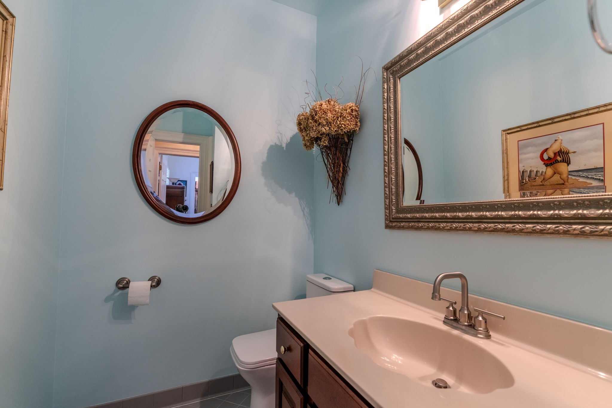 404 Chesterfield Place Franklin, TN 37064 - Photo 16 of 38 a bathroom with a sink and a mirror