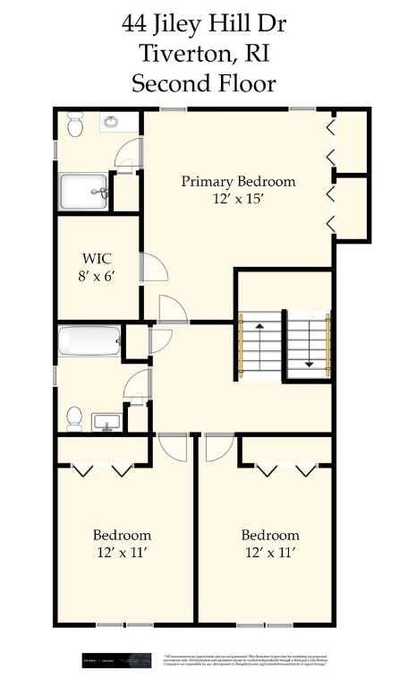 44 Jiley Hill Drive Tiverton, RI 02878 - Photo 33 of 33 Second Floor Plan