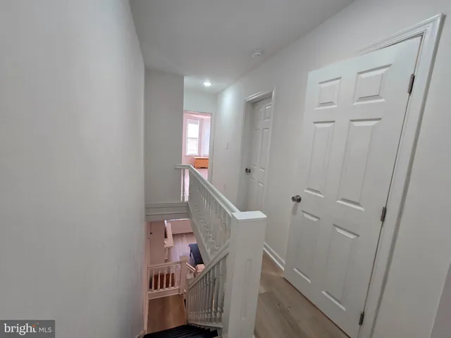 a view of stairs and an entryway