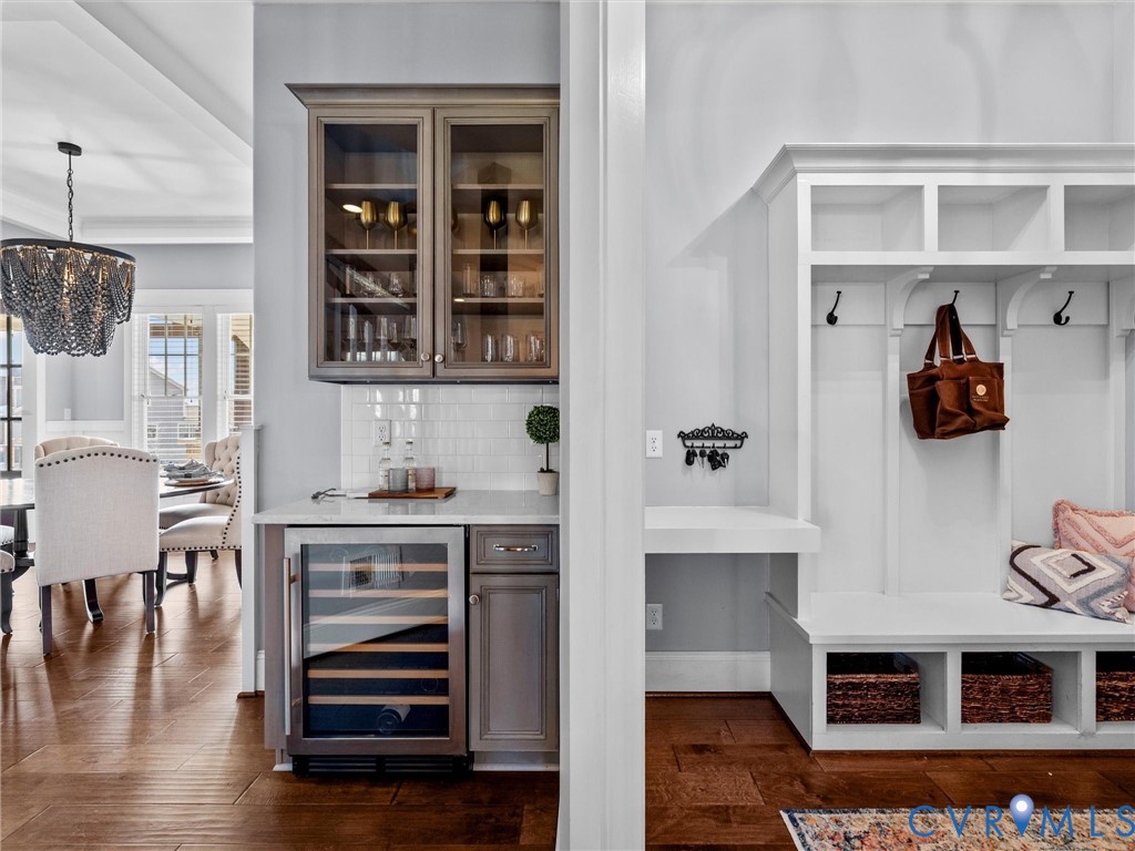 15901 Old Castle Road Midlothian, VA 23112 - Photo 22 of 66 Dry bar leading to dining room and mud room leadin