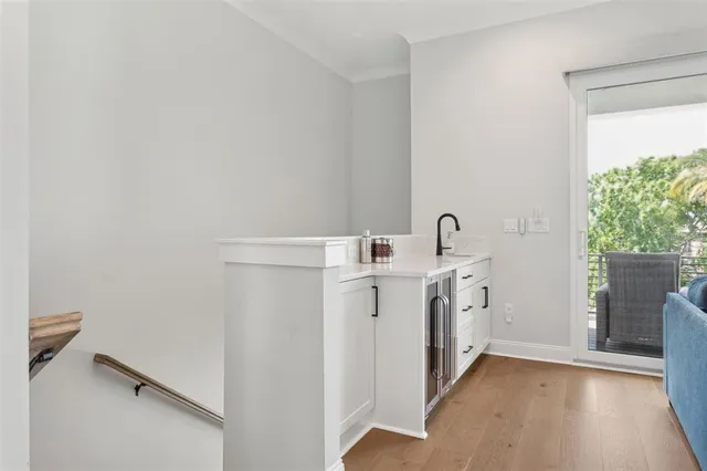 a utility room with a sink a washer and dryer