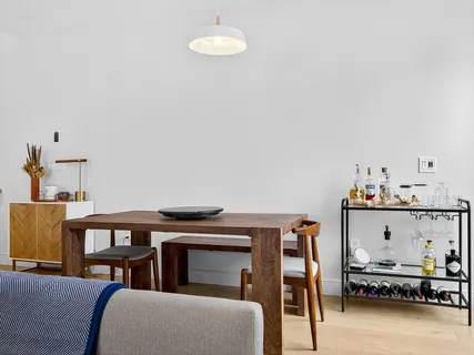 a store room with windows