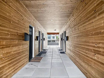 a view interior of the house with wooden floor