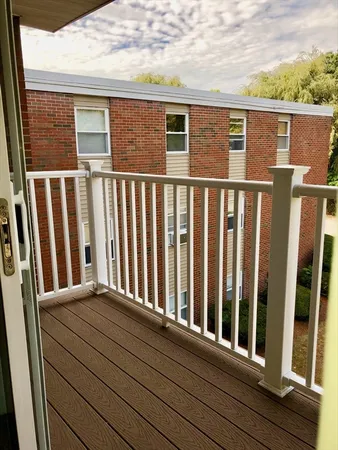 a view of a balcony