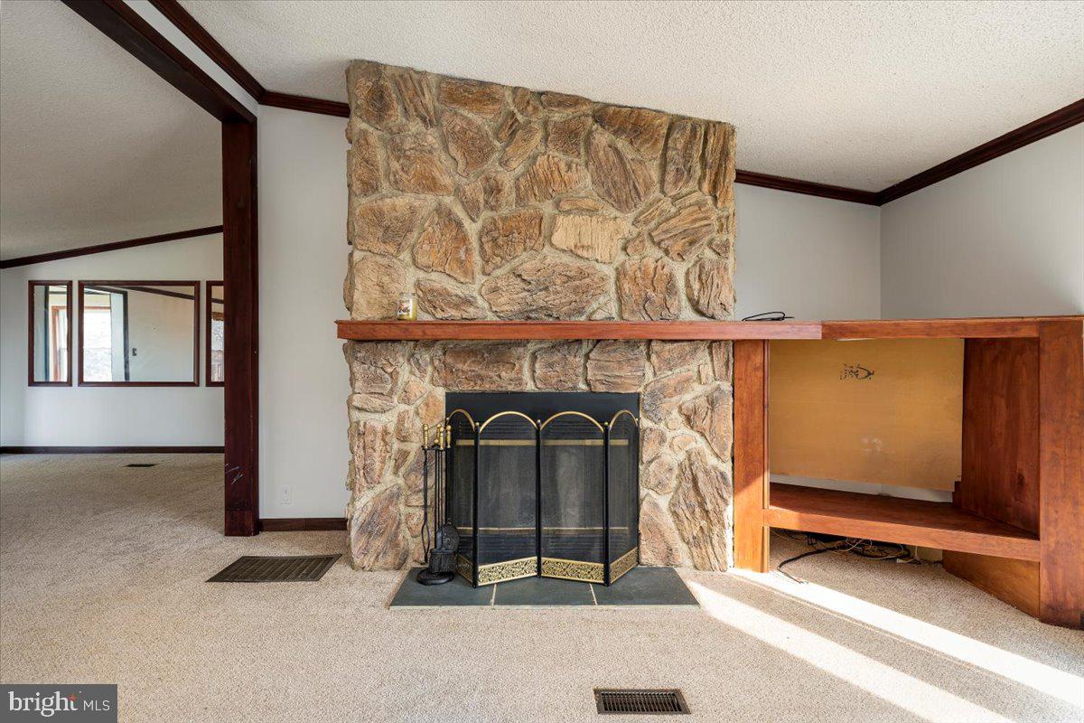 245 Bowers Road Littlestown, PA 17340 - Photo 5 of 26 Stone wood burning fireplace