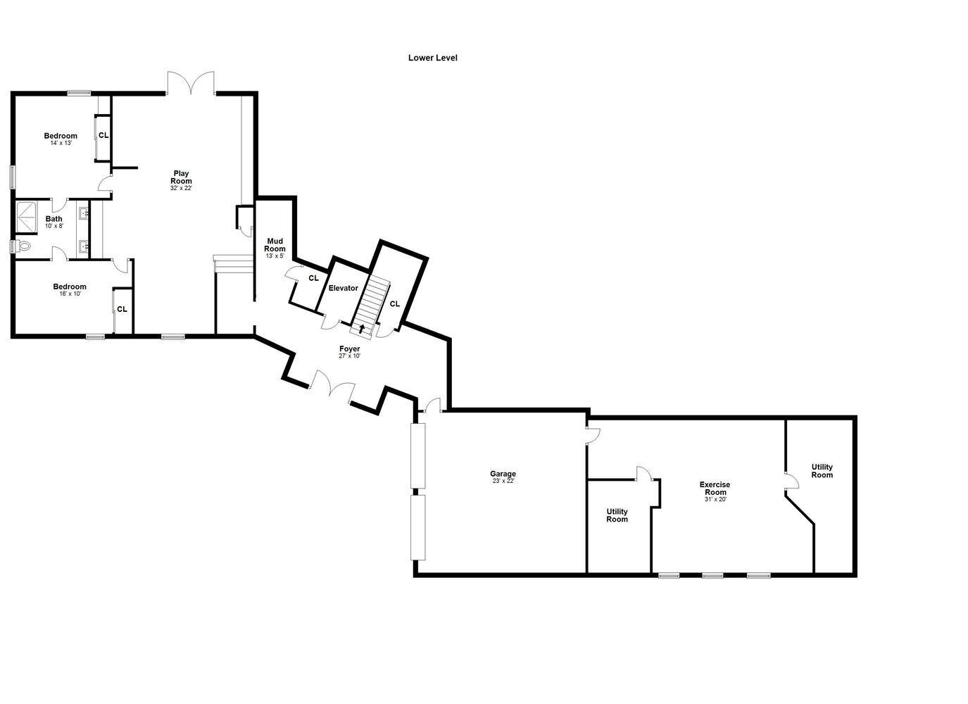 1279 Smith Ridge Road New Canaan, CT 06840 - Photo 40 of 40 a picture of floor plan