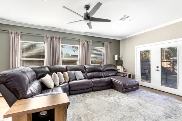 a view of a front door