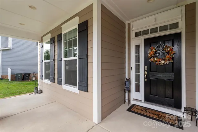 a view of outdoor space shop and front door