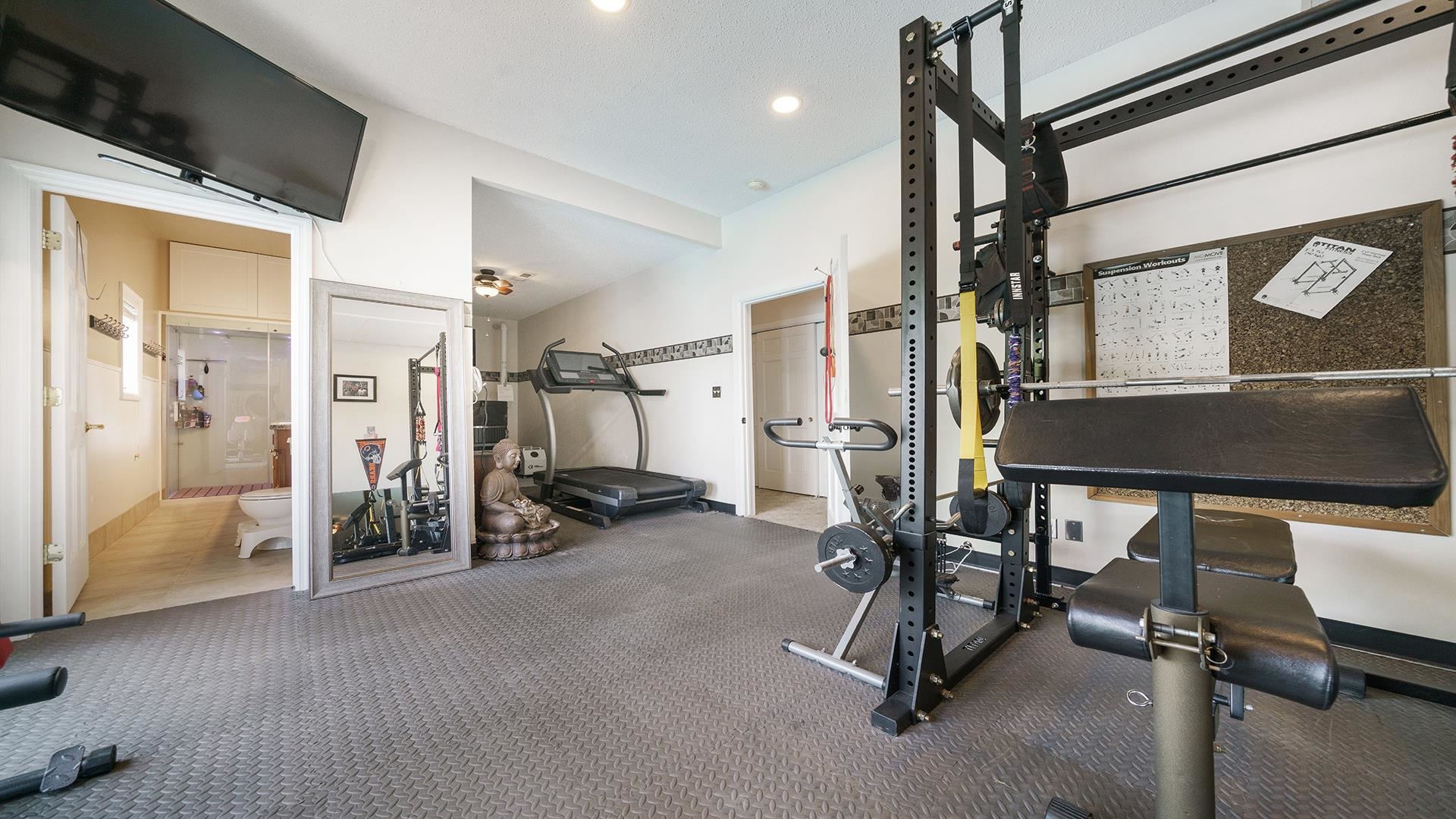 3300 North Silver Ridge Drive Oregon, IL 61061 - Photo 36 of 56 a view of a room with gym equipment