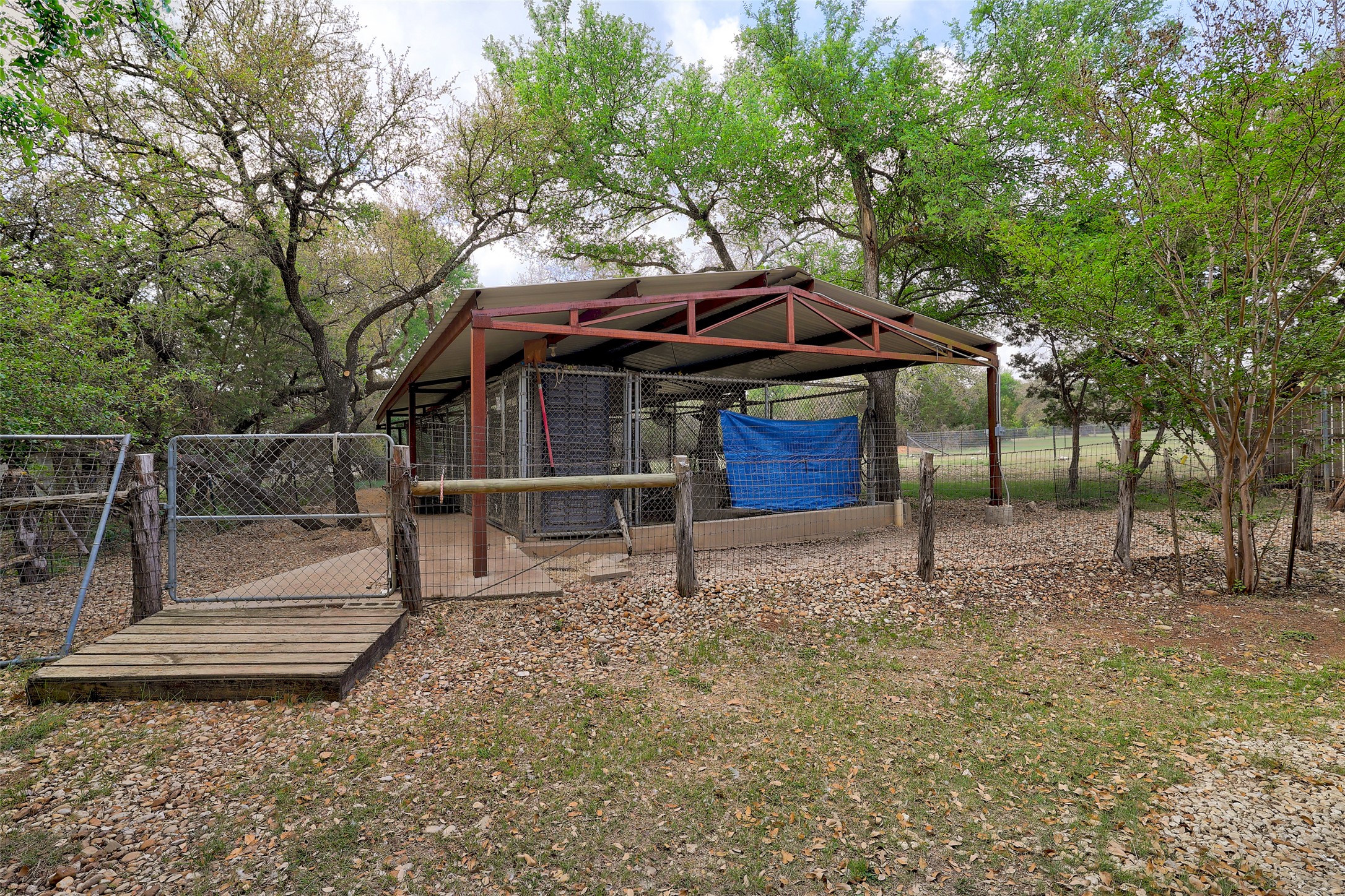 426 Logan Ranch Road Georgetown, TX 78628 - Photo 34 of 40 Dog run with its own cooling and septic system