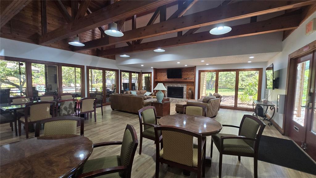 406 Lennox Road West Palm Harbor, FL 34683 - Photo 32 of 40 a view of a dining room with furniture window and outside view
