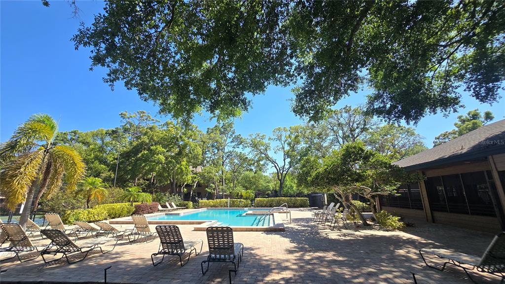 406 Lennox Road West Palm Harbor, FL 34683 - Photo 39 of 40 an outdoor space with seating area