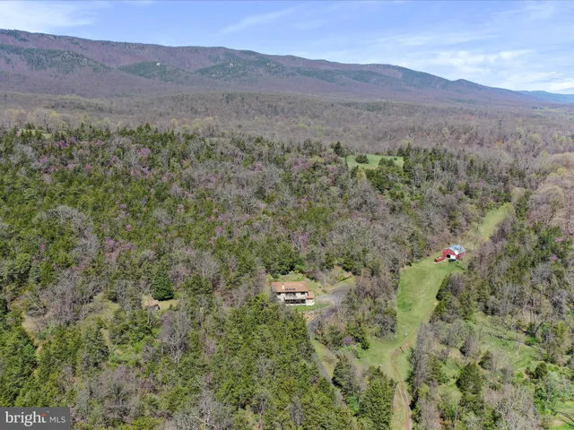 a view of a mountain in the distance