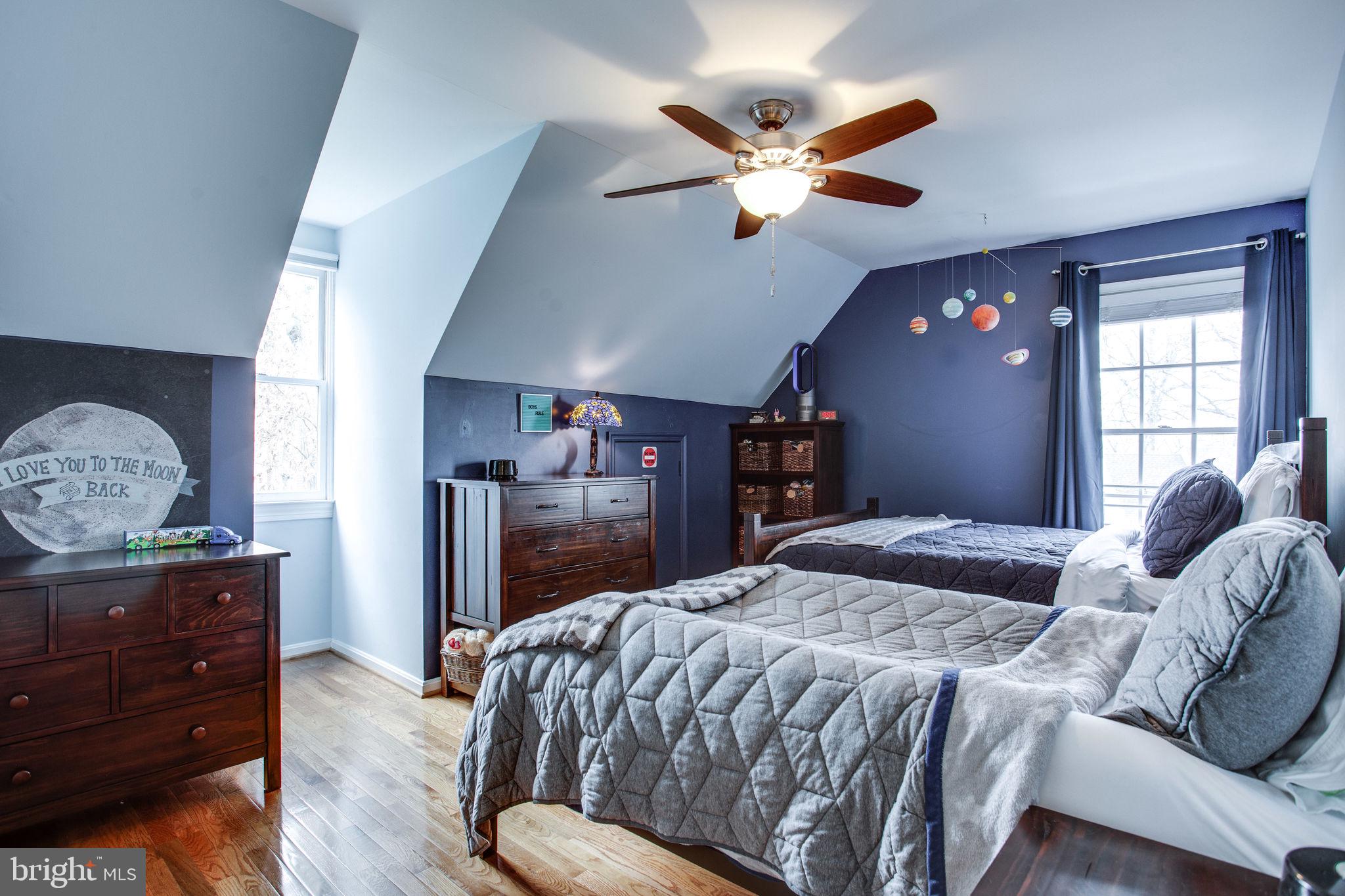 3329 Edgewood Road Kensington, MD 20895 - Photo 48 of 68 Bedroom 3 with charming Dormer Windows