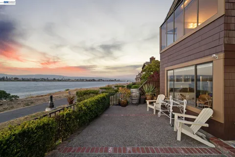 a view of a chair and table on the terrace