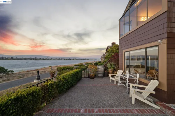 a view of a chair and table on the terrace